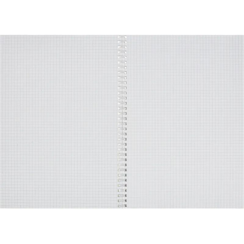 Тетрадь общая Attache,80л,клет,А4,спир,обл.мел.карт