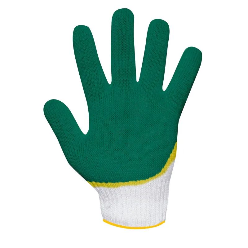 Перчатки защитные трикотажные с 2й латексной заливкой 13 класс 10пар/уп КЗН