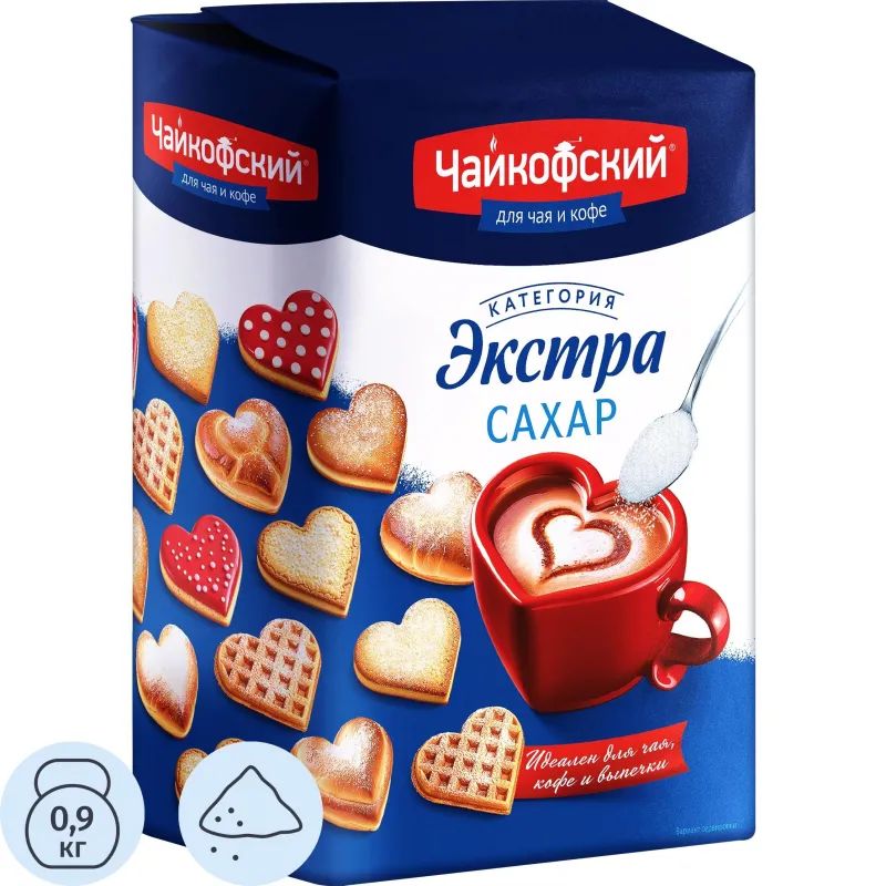Сахарный песок Чайкофский 900г