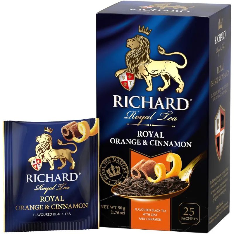 Чай Richard Royal Orange&Cinnamon черный 25 сашет 14143