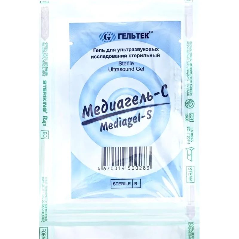 Гель для УЗИ МЕДИАГЕЛЬ-С стерильный по 15г