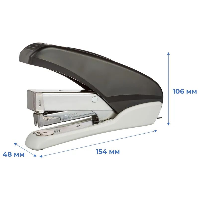 Степлер SAX 170 (N24/6) до 40 листов, энергосберегающий,антистеплер,черн