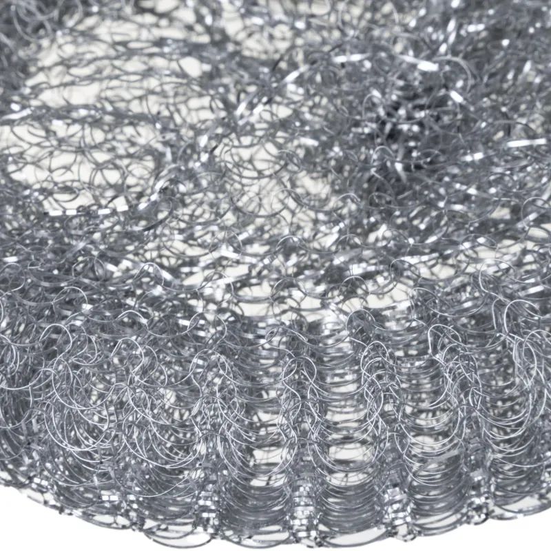 Губка-мочалка спираль металлическая Luscan 110х110х40мм 40г