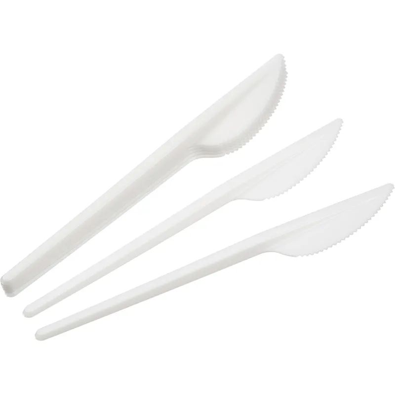 Нож одноразовый 155мм, белый, Выбор есть  ПС 100шт/уп