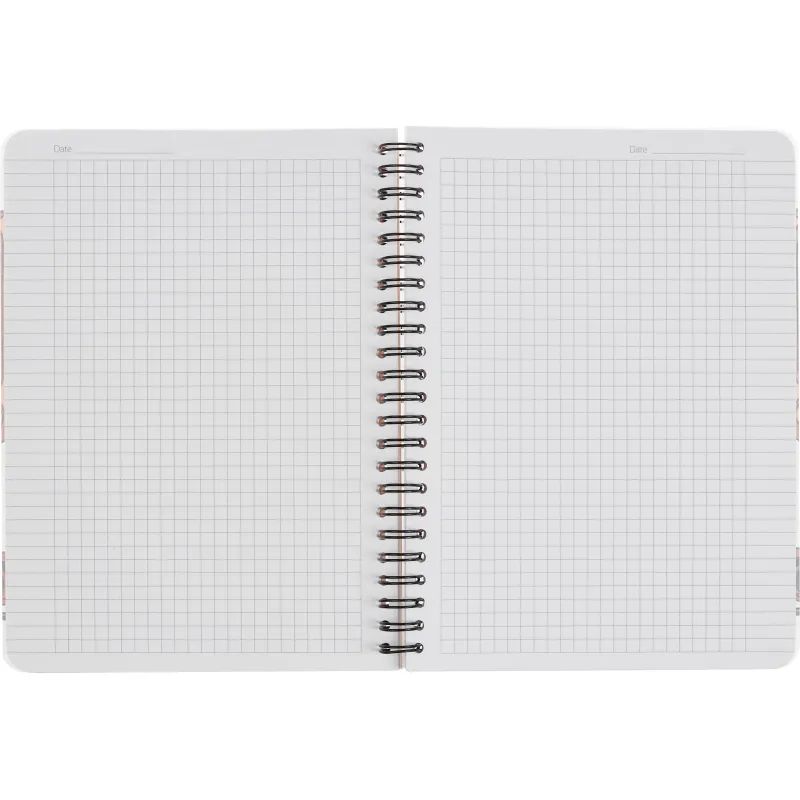 Тетрадь общая №1 School Лиса 96л., пластиковая обл., запечат.лист, пружина