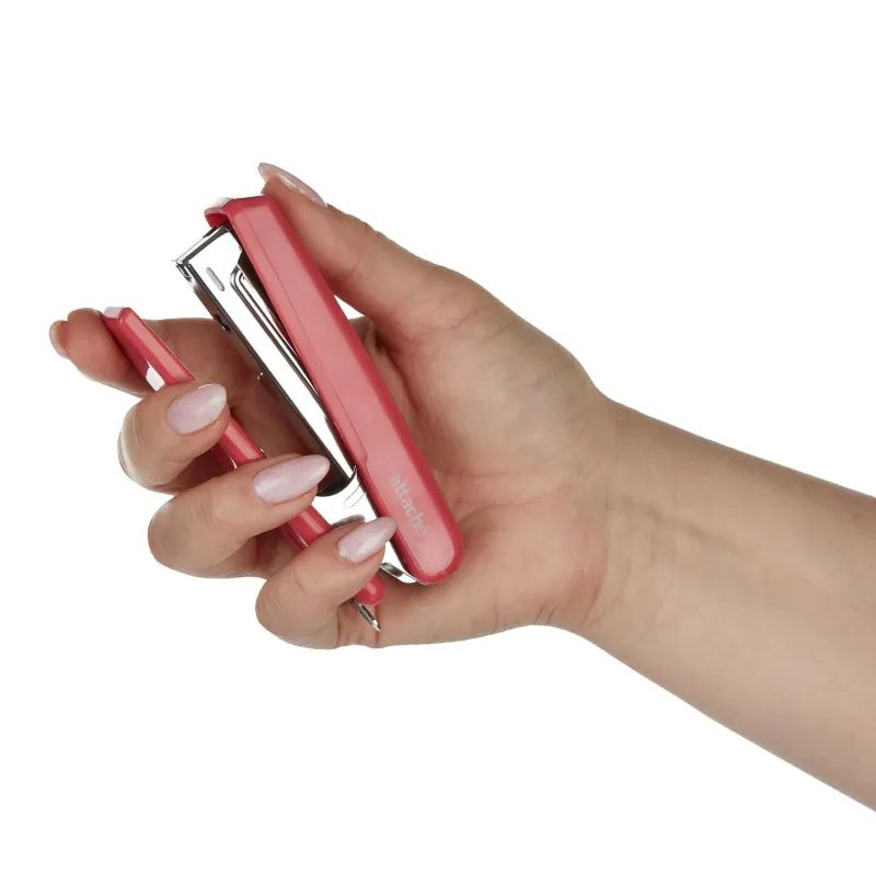 Степлер ATTACHE 8209 (№10) до 12 лист. розовый антистеп