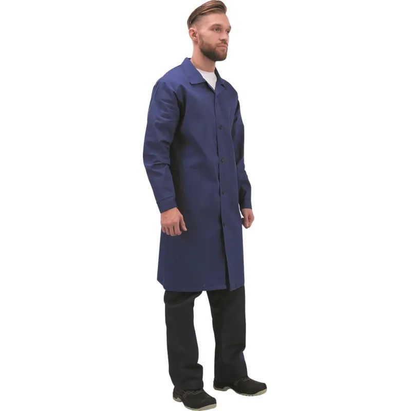 Халат мужской у02-ХЛ синий (р.44-46) 182-188