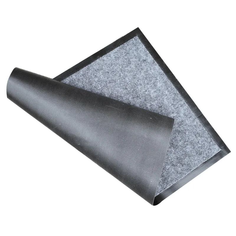 Коврик входной влаговпитывающий 60х90 см серый