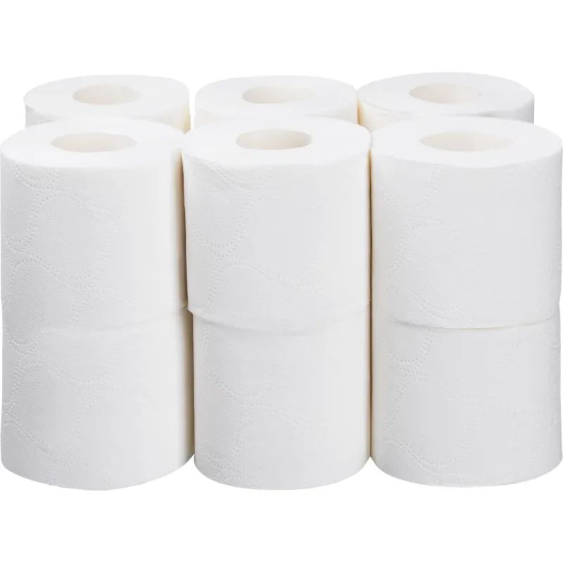 Бумага туалетная Luscan Comfort 2сл бел 100%цел втул 21,88м 175л 12рул/уп