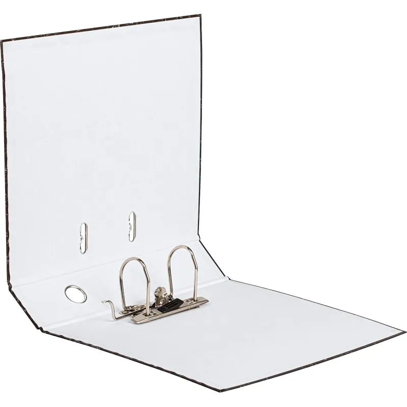 Папка-регистратор Attache Economy без мет.угол_бюдж 75мм ч/б бум/бум,карм.к