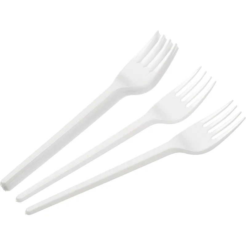 Вилка одноразовая 165мм, бел., Выбор есть ПС 100шт/уп