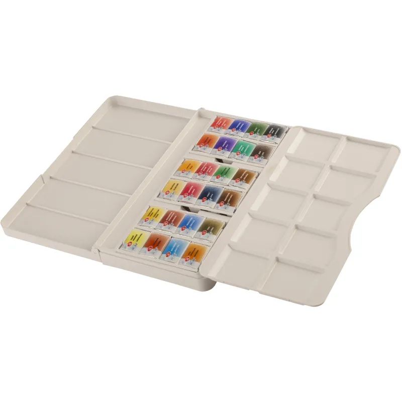 Краски акварельные Белые ночи 24цв кюветы 1942090/1941061