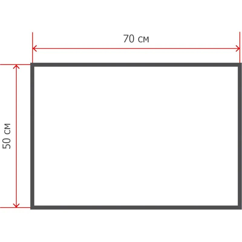 Доска меловая настенная пластиковая Attache 500х700, без рамы, для кафе