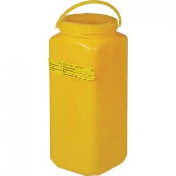 Емкость-контейнер д/сбора ост.инстр.с иглосъем.Б Жел.2,5л.ОЛДАНС