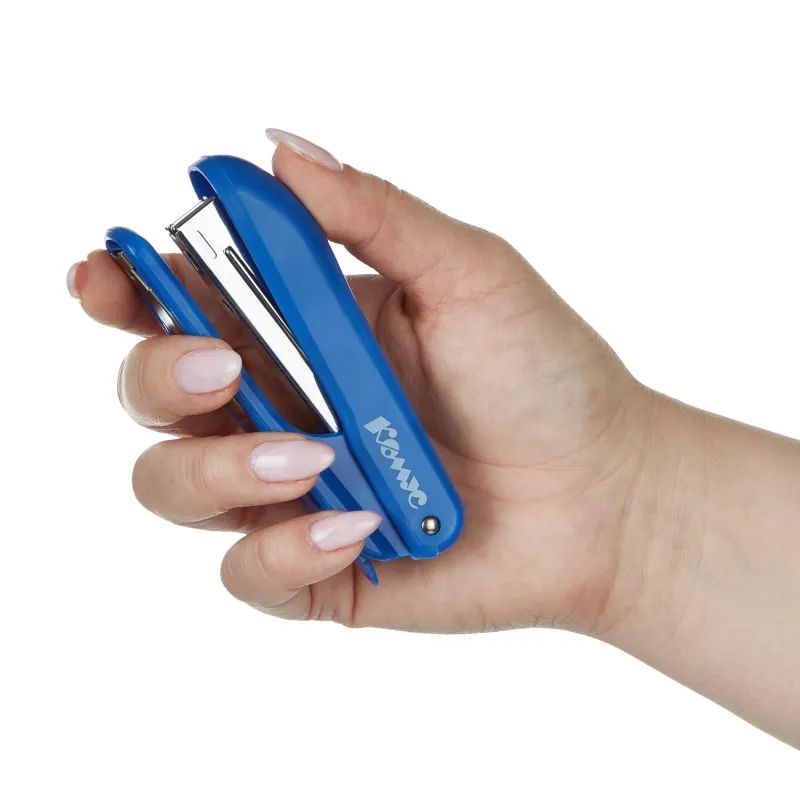 Степлер Комус Prima(№10) 8241 синий до 12л. антистеп