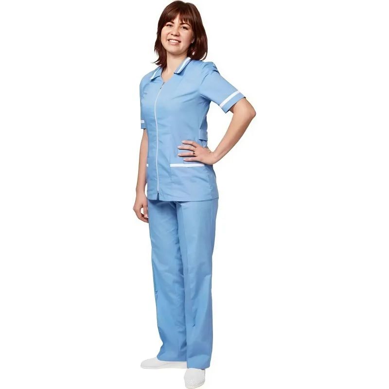 Костюм для медицинского персонала м09-КБР серо-голуб (р.56-58) 158-164