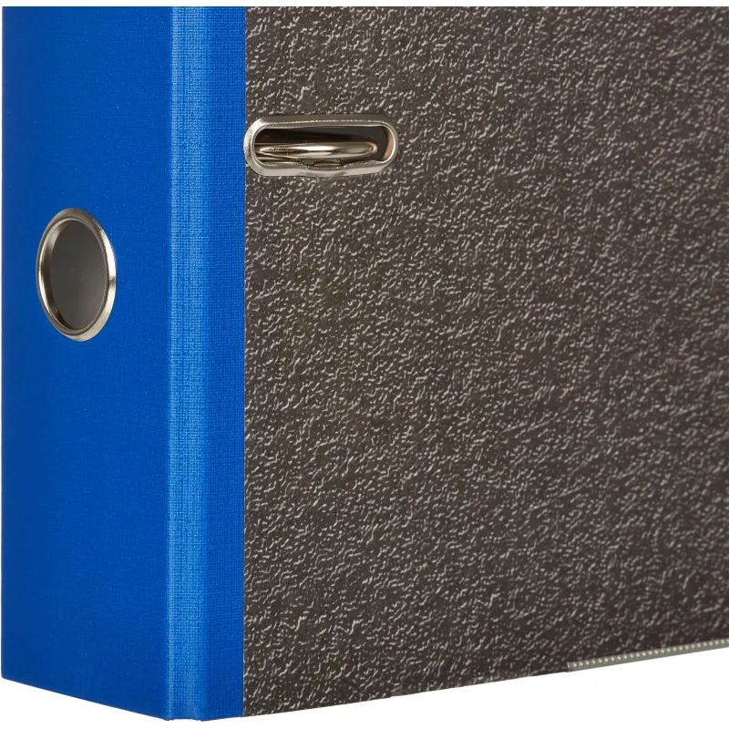 Папка-регистратор 75 мм Attache мрамор,мет.уг.,син кореш,карм.кор,бум/бум