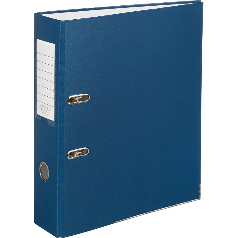 Папка-регистратор ,80 мм Элементари ,син Экономи,мет уголк.,ПБП1,карм.кор