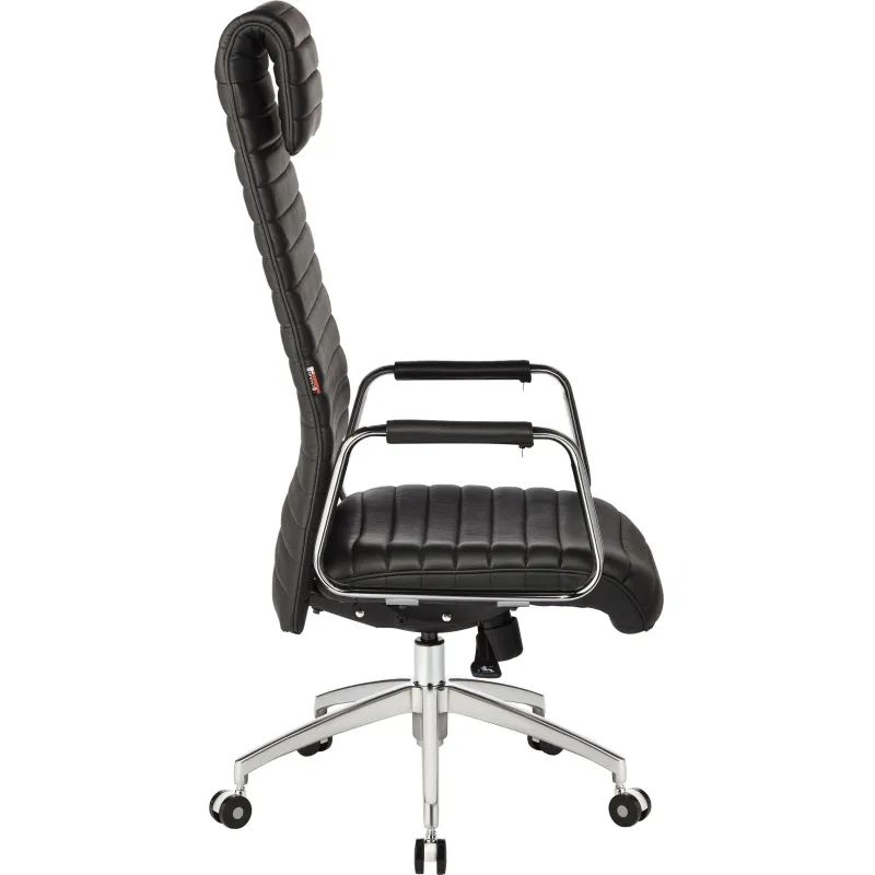 Кресло BN_Fc_Руководителя Echair-528 ML кожа черная, алюминий