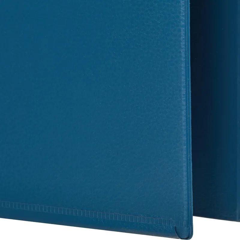 Папка-регистратор формат А5,гориз.70мм,т-синий,ПБП2,карм.кор