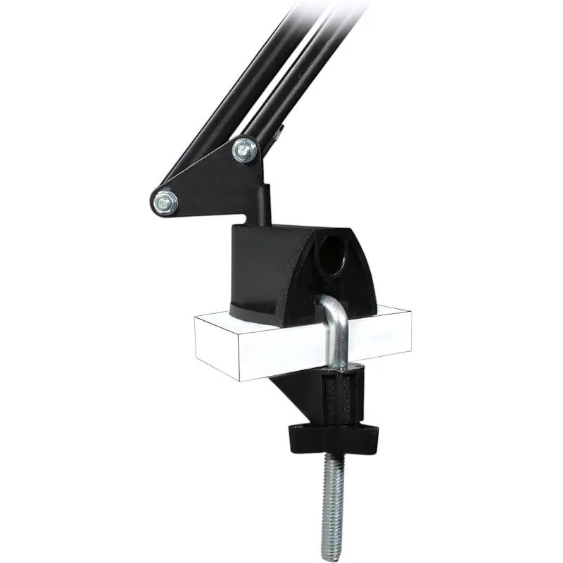 Светильник Трансвит Дельта на струбцине 2G7 11W с АПП МПС черный