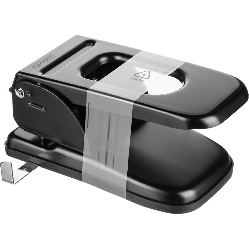 Дырокол Kw-Trio Heavy Duty 967 макс.70лист. металл черный отв.:2 с линейкой