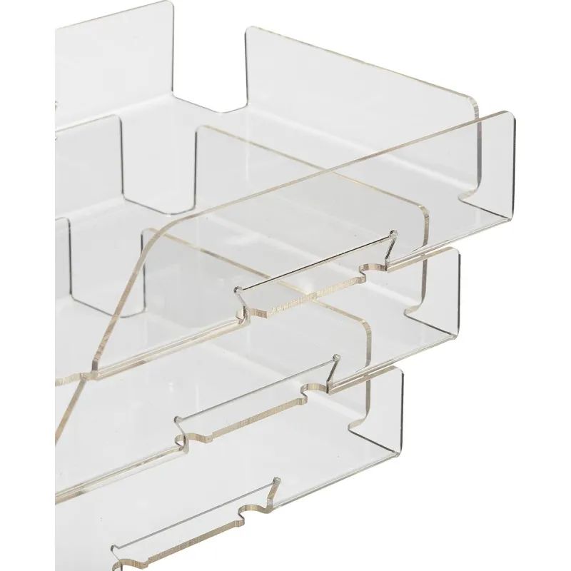 Лоток горизонтальный Attache Selection со смещением на 3 отделенияА4 215х44