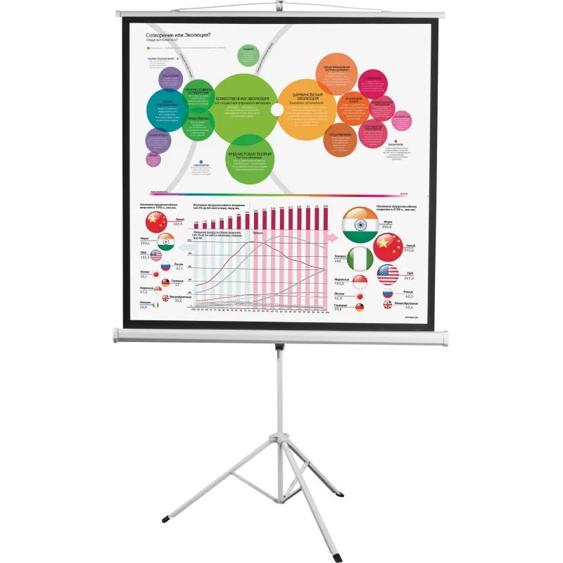 Экран Digis DSKD-1106 мобильный 1:1, 200х200