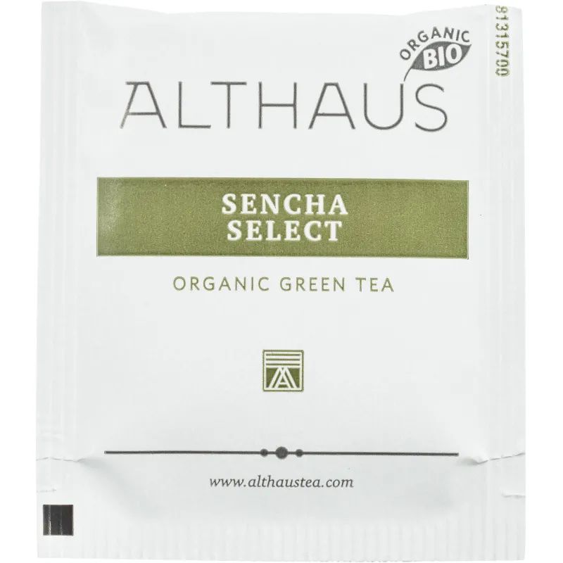 Чай зеленый в пакетиках Althaus Bio Sencha Select 20пакx1,75гр