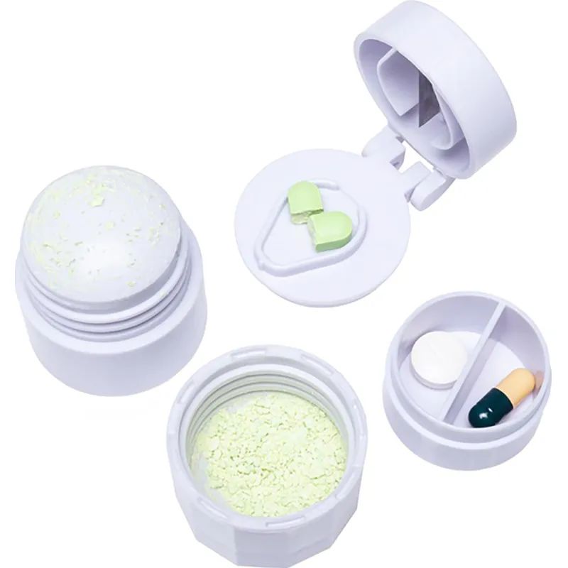 Таблетница с делителем, размельчителем и мензуркой ПИЛЮЛЯ