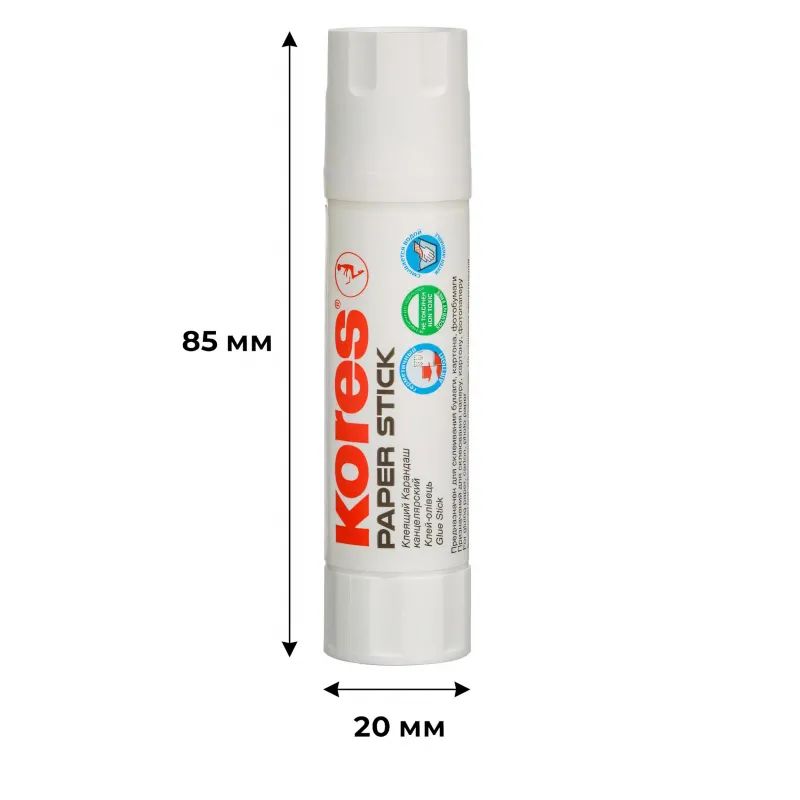 Клей-карандаш 10г KORES Paper Stick &#039;17103