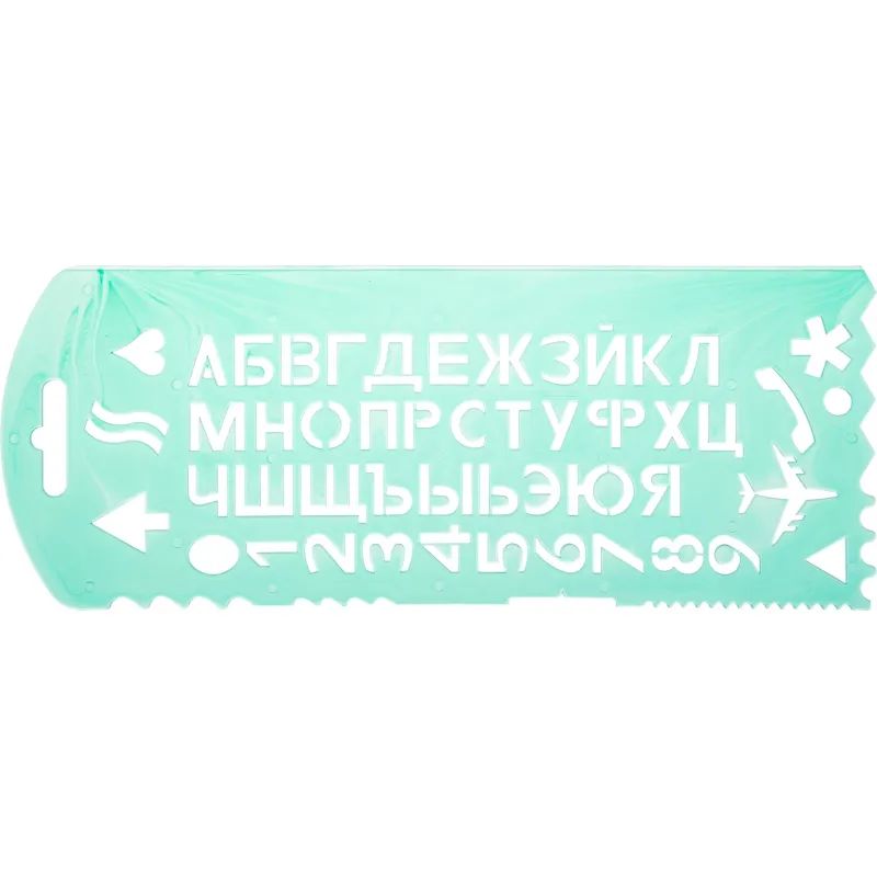 Трафарет букв и цифр с 13 символами &#039;ТТ31