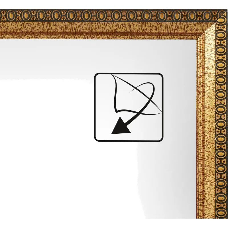 Рамка А4 21х30 см Комус/ATTACHE пластиковый багет 17мм золотистая