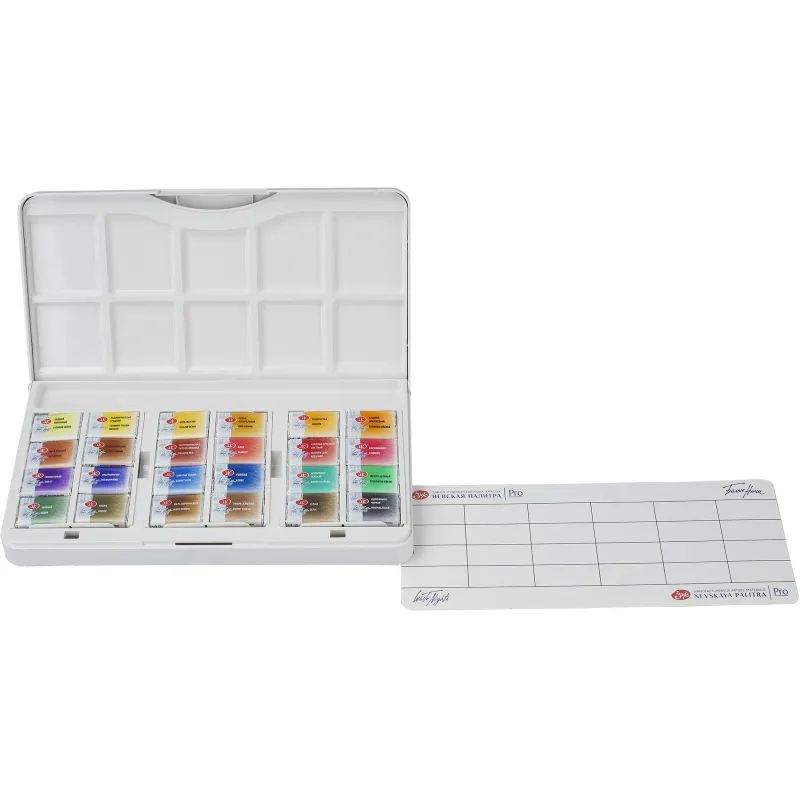 Краски акварельные Санкт-Петербург 24 шт х2,5 мл, 1942017