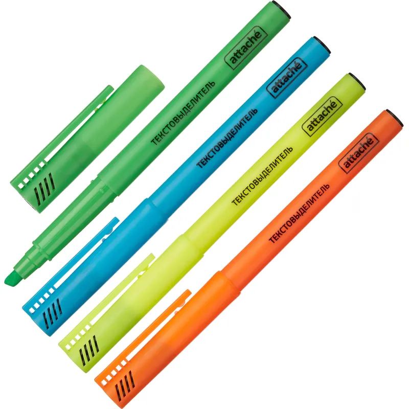 Набор текстовыделителей ATTACHE набор 4цв. 1-3мм