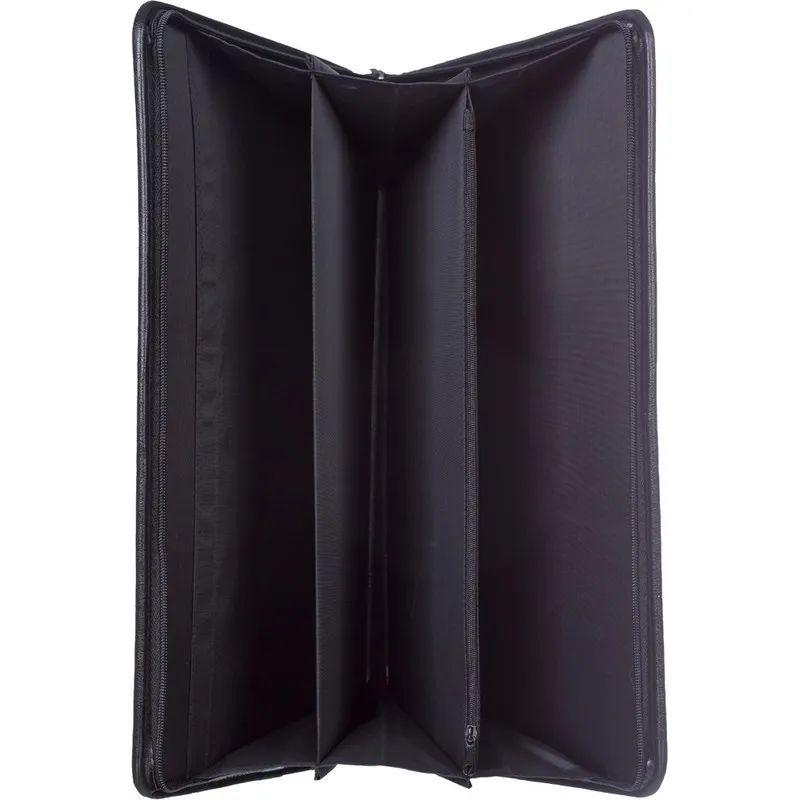 Папка деловая для документов кож/зам 410х285х30  &#039;Гамма&#039; 118/м, черная