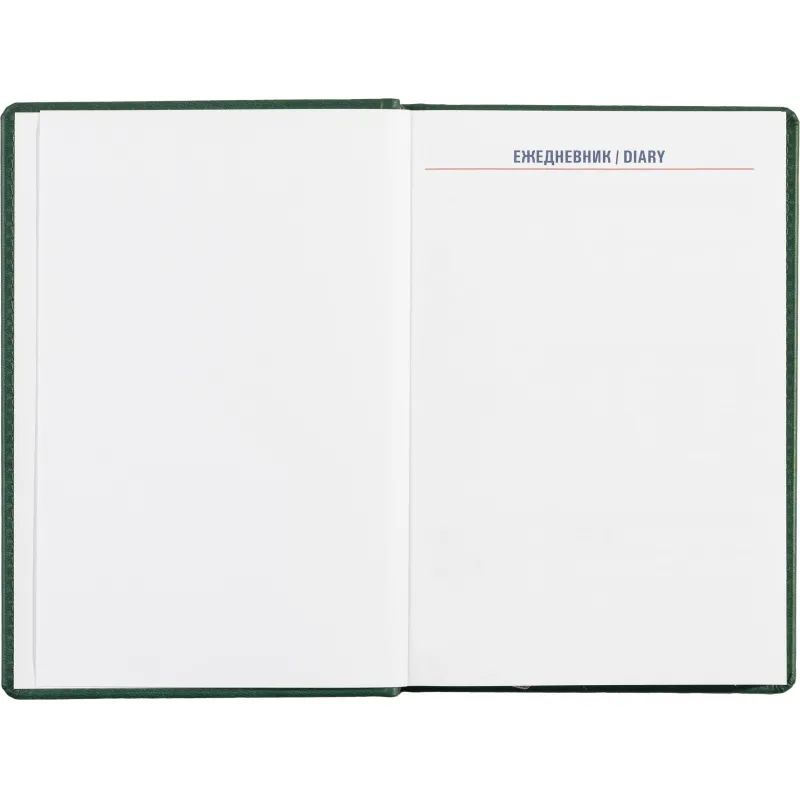 Ежедневник недатированный зелёный,А5,143х210мм,176л,ATTACHE Сиам