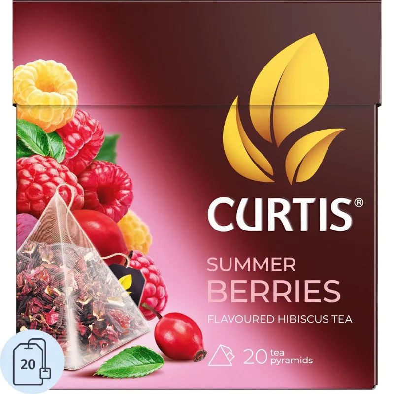 Чай Curtis Summer Berries фрукт-трав, 20 пирамидок 13789