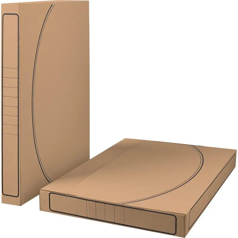 Короб архивный с вырубным замком  А3, 432х320х50