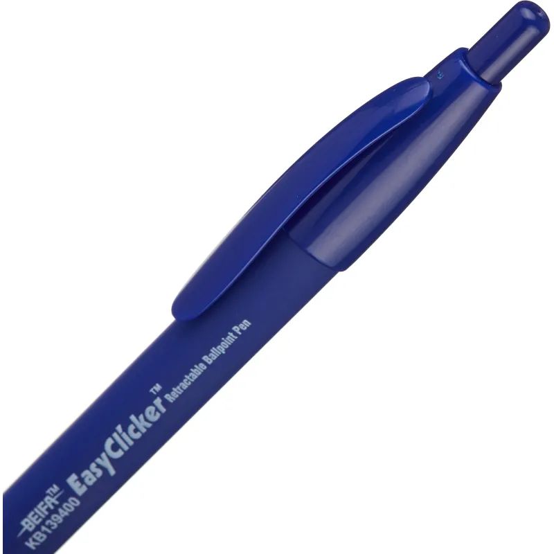 Ручка шариковая автомат. Beifa KB139400 0,5мм,синий,манж