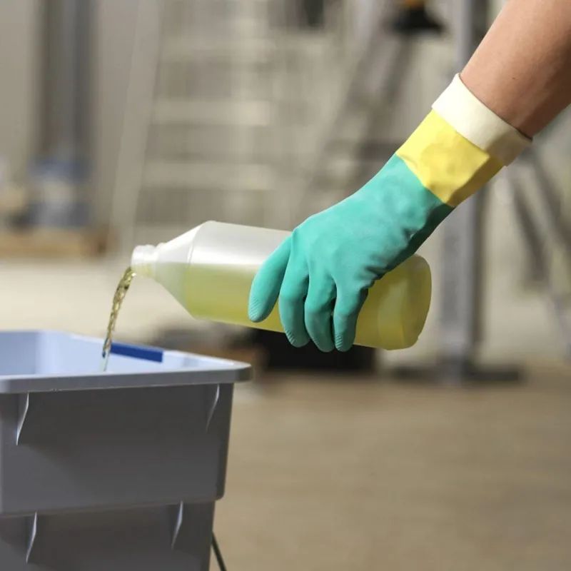 Перчатки резиновые Vileda Profes латекс/неопр зел/жел рXL 120270/174309