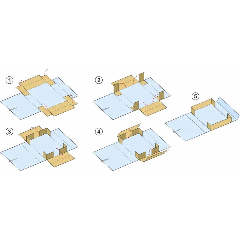 Папка архивная складная ATTACHE,120 мм,красн