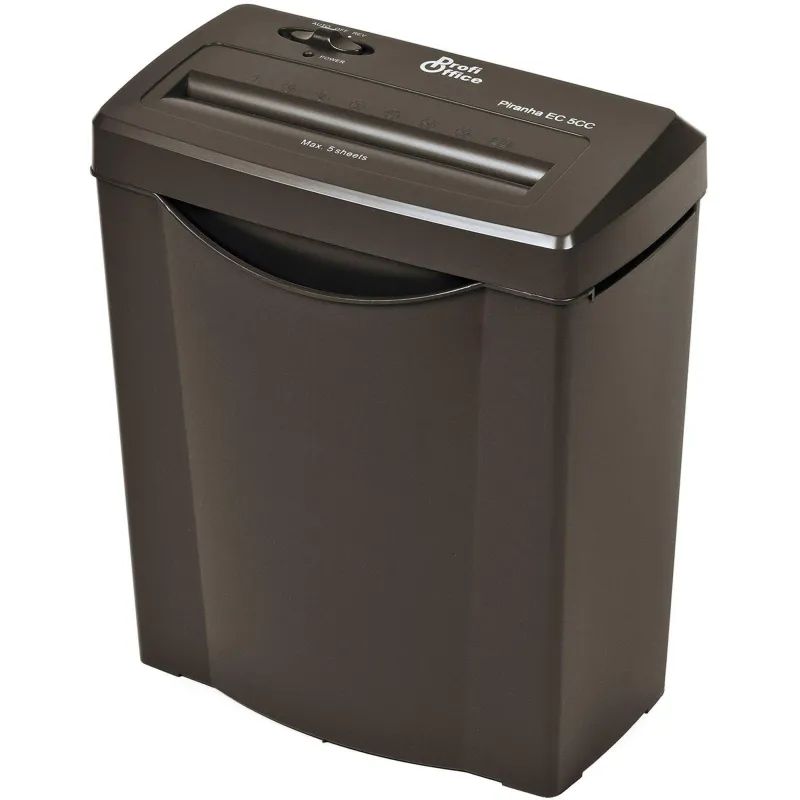 Шредер (уничтожитель) ProfiOffice Piranha EC5СС, 4ур.секр., 6лист, 14л