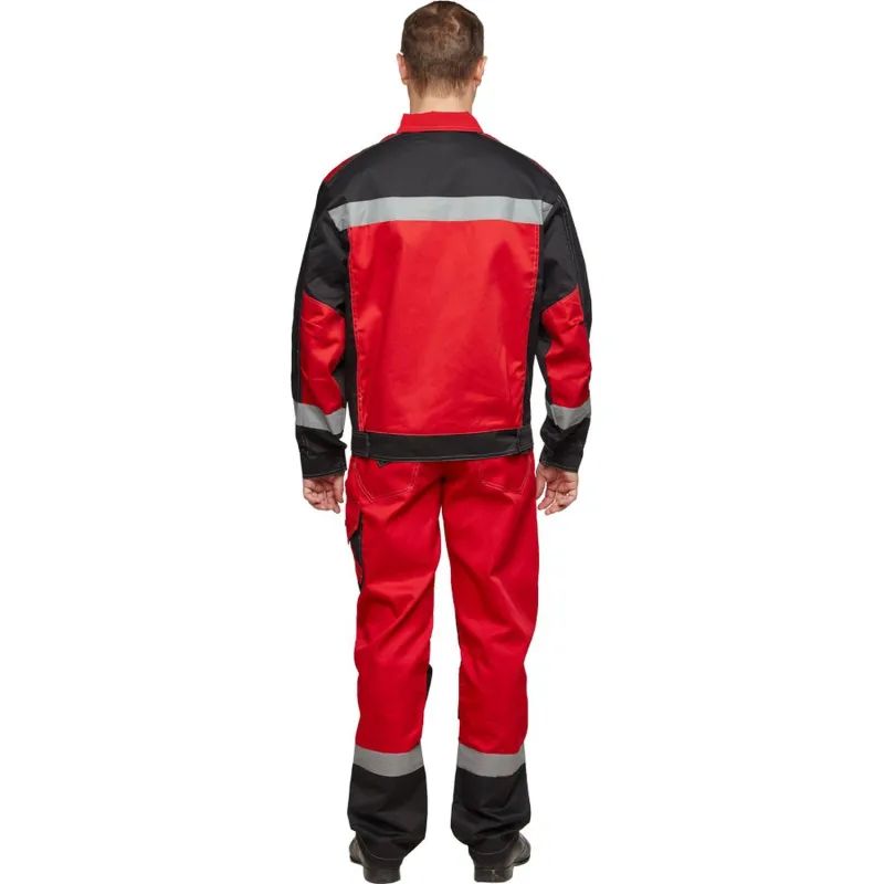 Костюм летний муж л21-КПК крас/чер (р.44-46) 182-188 (серия Л)