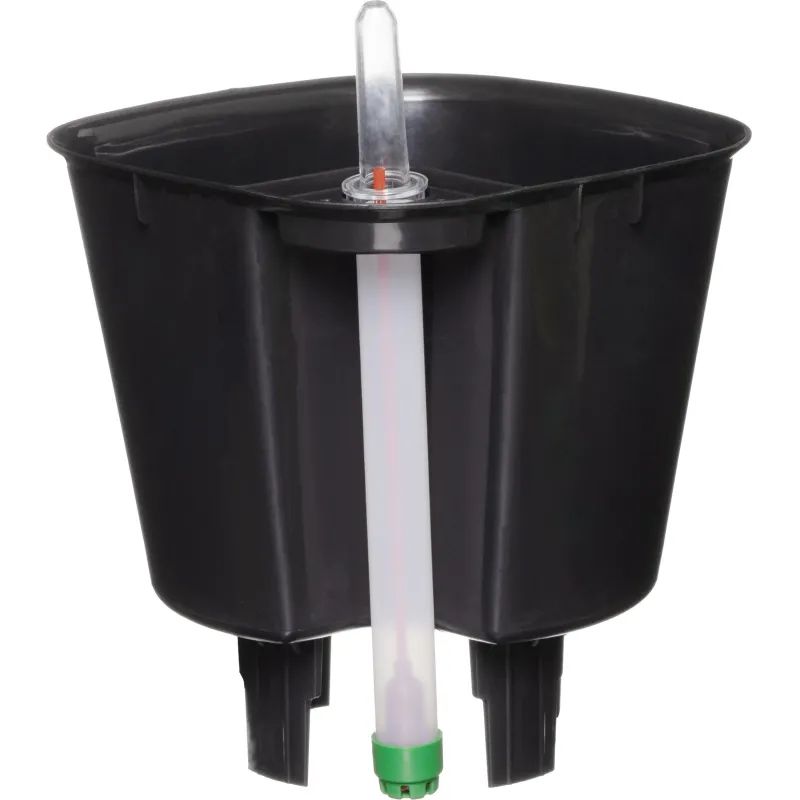 Горшок цветочный с автополивом КОМФОРТ 3л белый ПИ-21-9ТХ