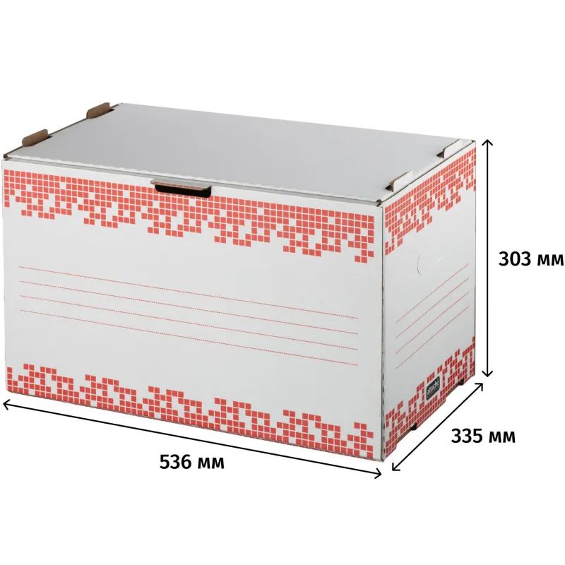 Короб архивный на 10 папок 50мм,откр.сбоку,Attache Selection