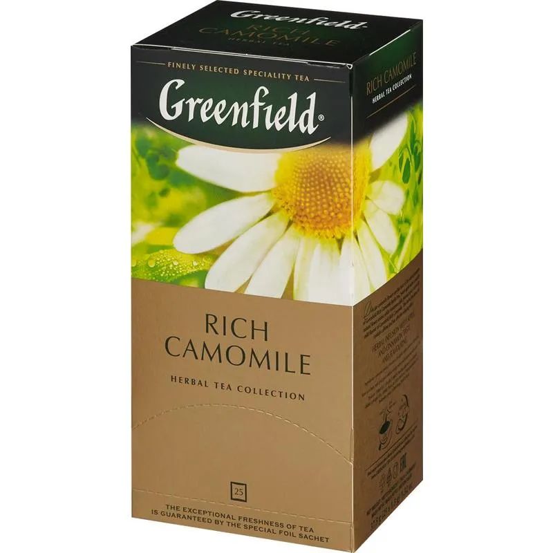 Чай Greenfield Rich Camomile трав.фольг.25пак/уп 0432-10,104574