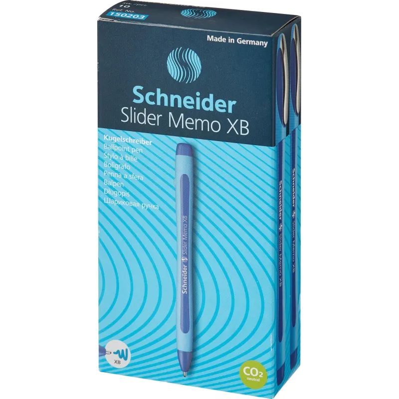 Ручка шариковая неавтомат. SCHNEIDER Memo 502/3 корпус синий 0,8мм