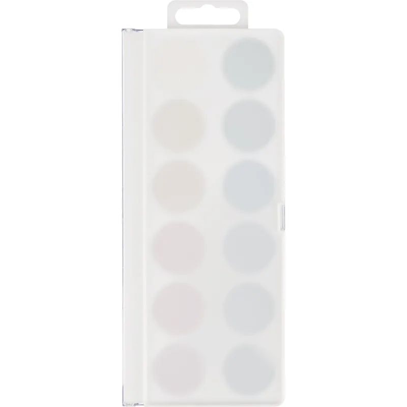 Краски акварельн. Луч Zoo(Мини) 12цв пласт уп б/кисти