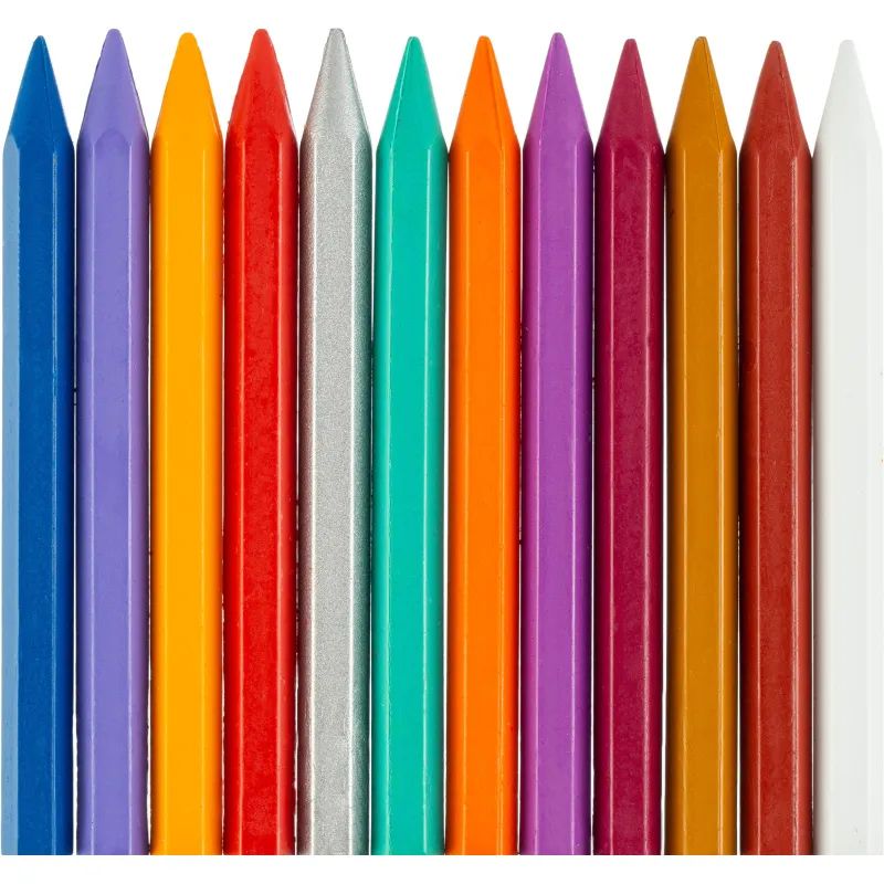 Мелки восковые ZOO Луч шестигранные 8x90, 24 цв., 12С 866-08